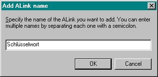 Add ALink name