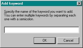 Add keyword